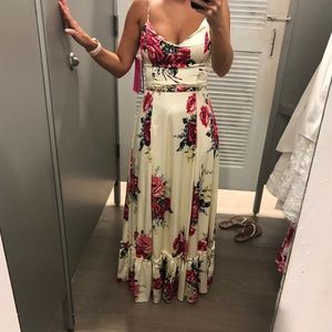 Betsy Johnson Silky Maxi Dress
